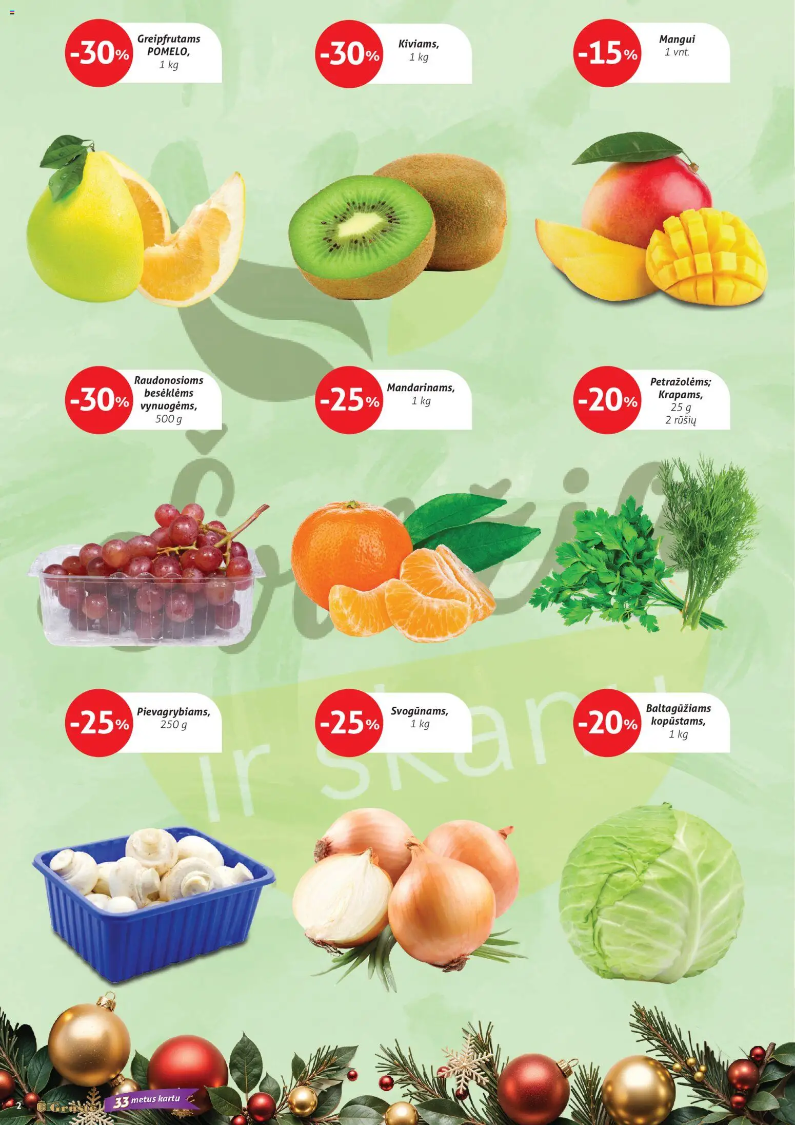 GRUSTE akcijos nuo 21.12.2025 | Puslapis: 2