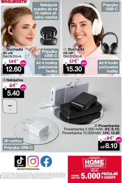 Woolworth leták platný od 05.12.2025 | Strana: 21 | Produkty: Hodiny, Nabíjačka, Slúchadlá, Slúchadlá do uší