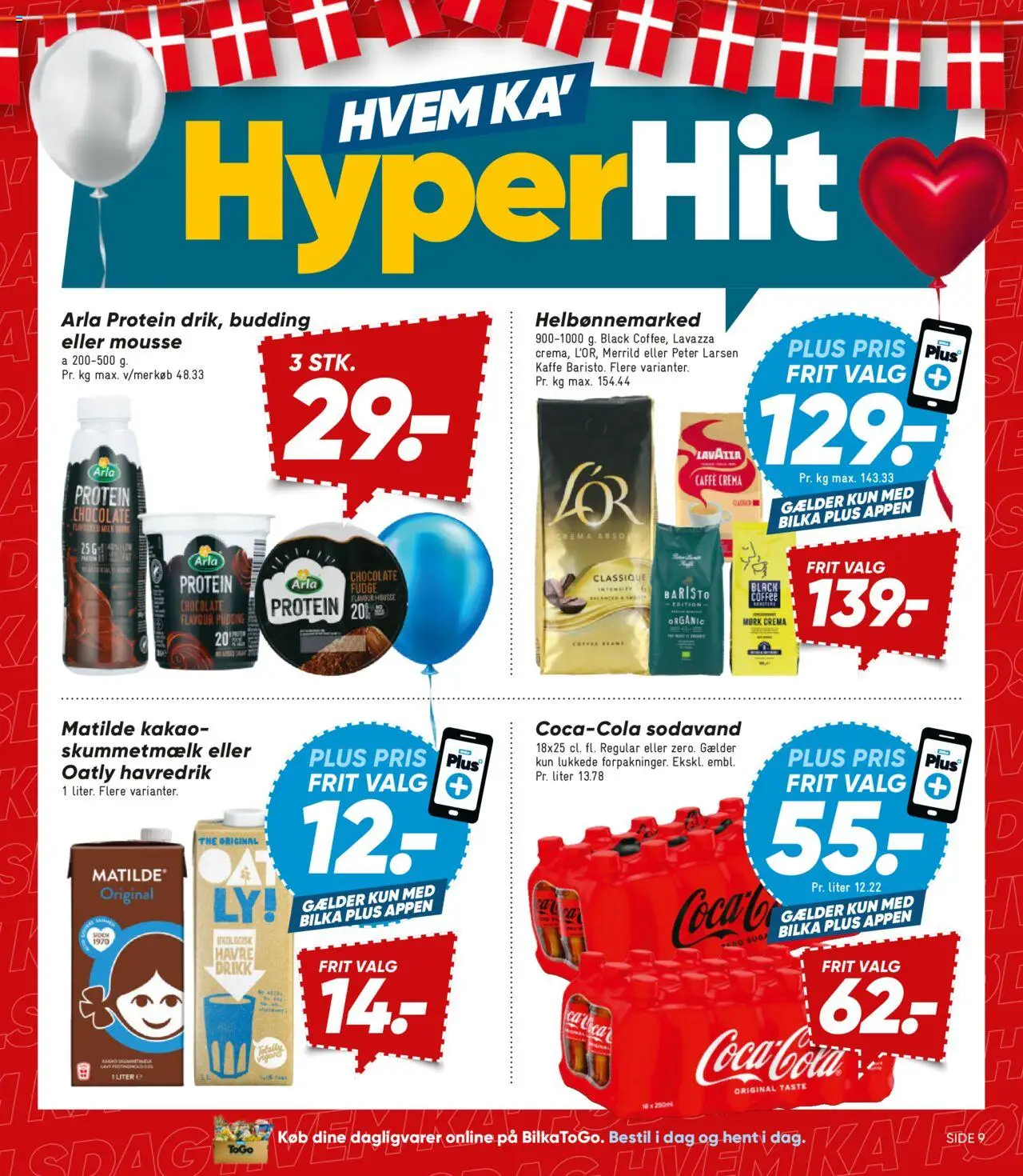 Bilka Tilbudsavis gyldig fra 22.08.2025 | Side: 9 | Produkter: Kaffe, Havredrik, Sodavand, Kakao