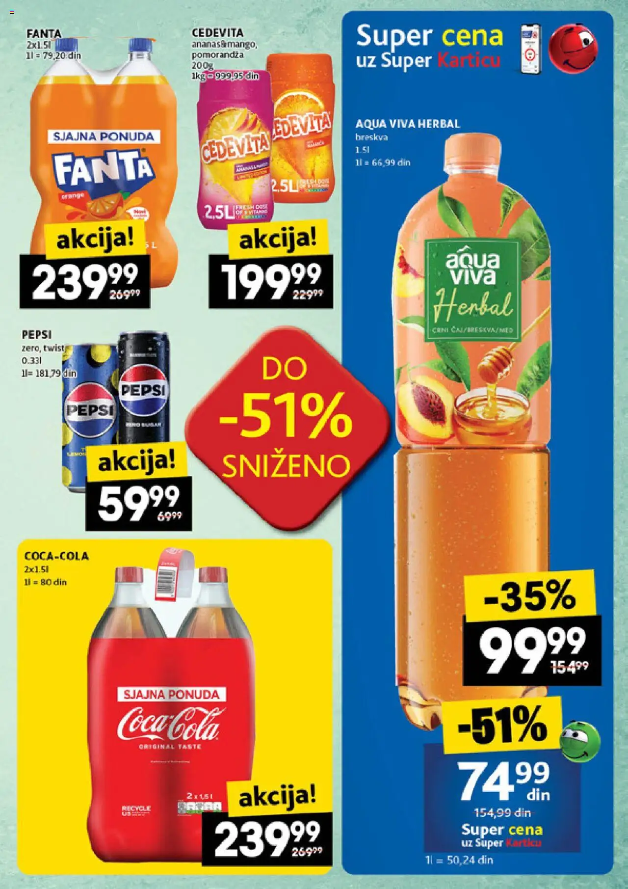 Roda katalog - važi od 21.08.2025 | Strana: 39 | Proizvode: Cedevita, Pomorandza, Med, Pepsi