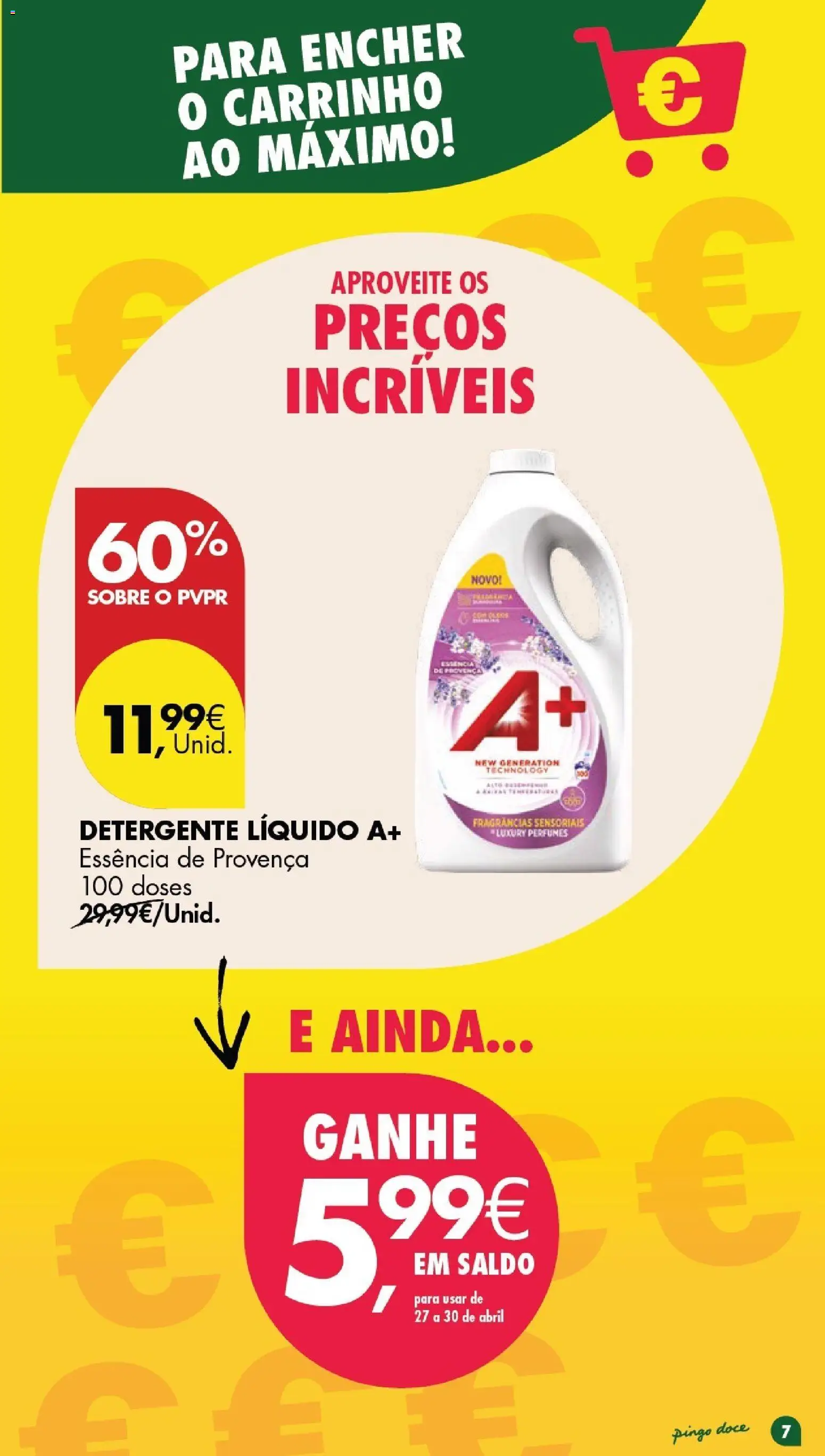 Pingo Doce Poupe este Fim de Semana │ válido de 24.04.2026 | Página: 7 | Produtos: Detergente