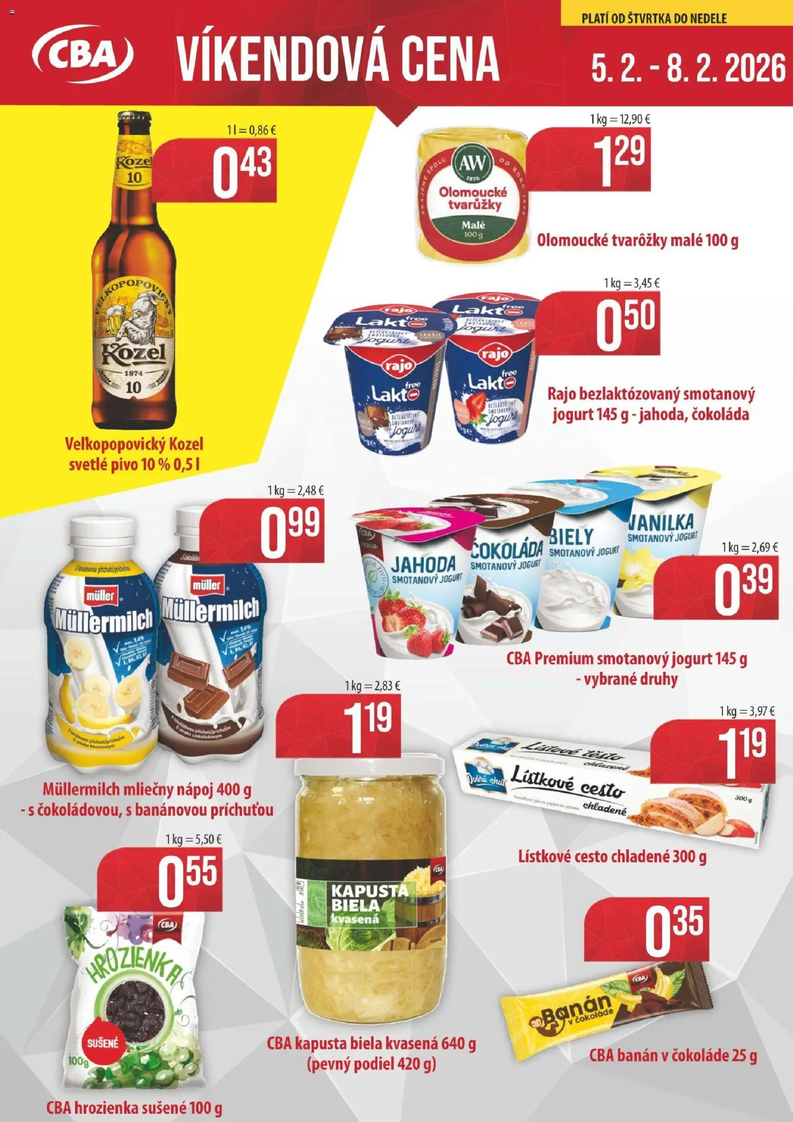 Nové KARMEN CBA akcie – leták je platný od 05.02.2026 | Strana: 1