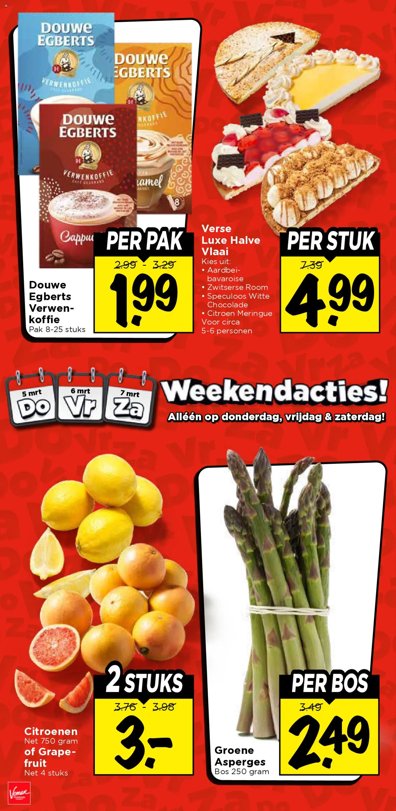 {H1} | Pagina: 39 | Producten: Asperges, Koffie, Room, Fruit