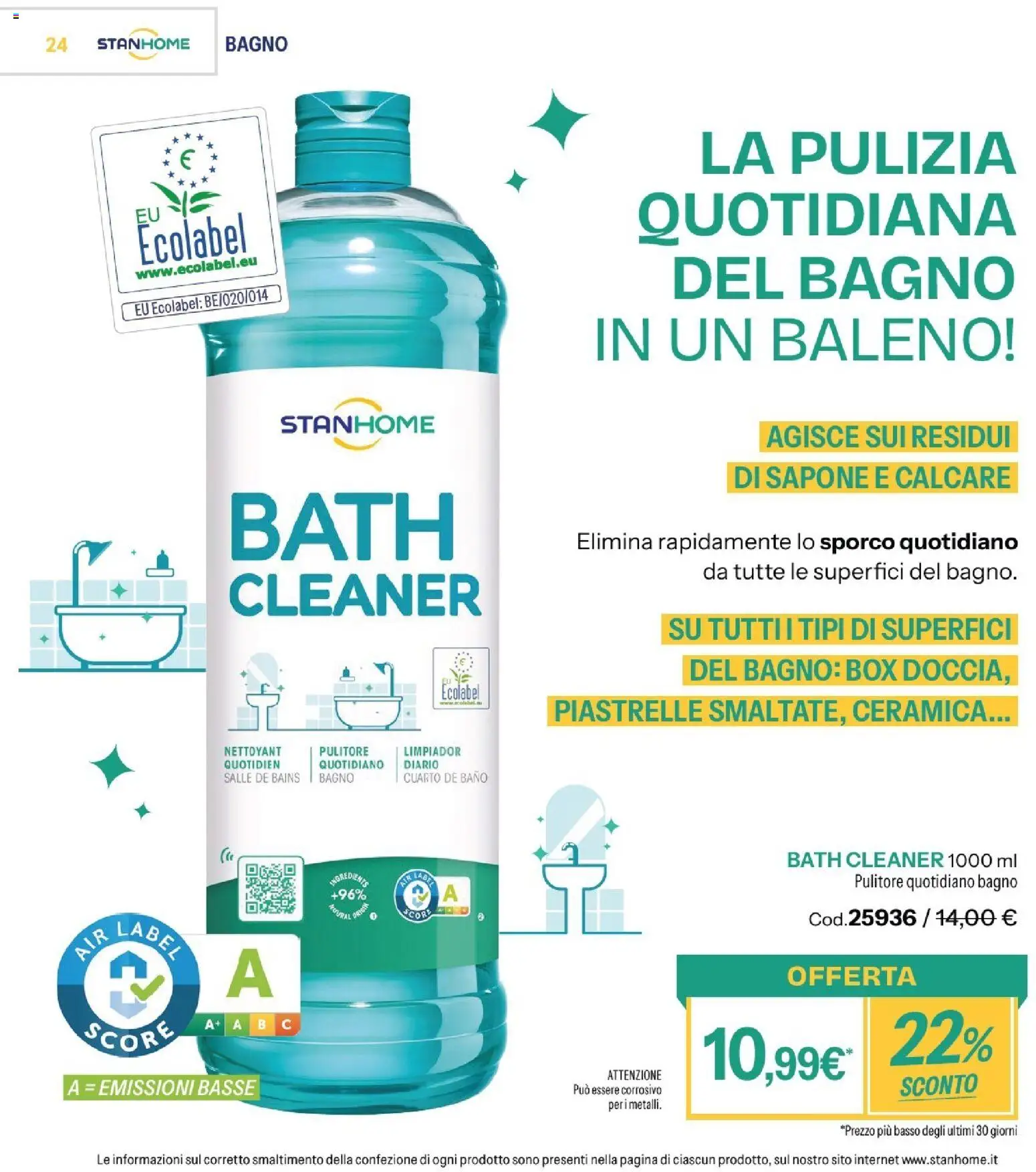Volantino Stanhome del 21.04.2026 | Pagina: 24 | Prodotti: Sapone, Piastrelle, Bagno