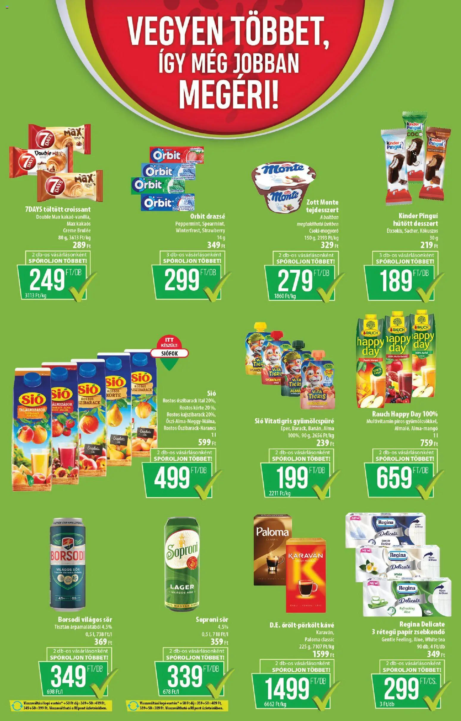 COOP akciós ujság - amely érvényes a következő dátumtól: 29.01.2026 | Oldal: 9 | Termékek: Körte, Drazsé, Kávé, Sör