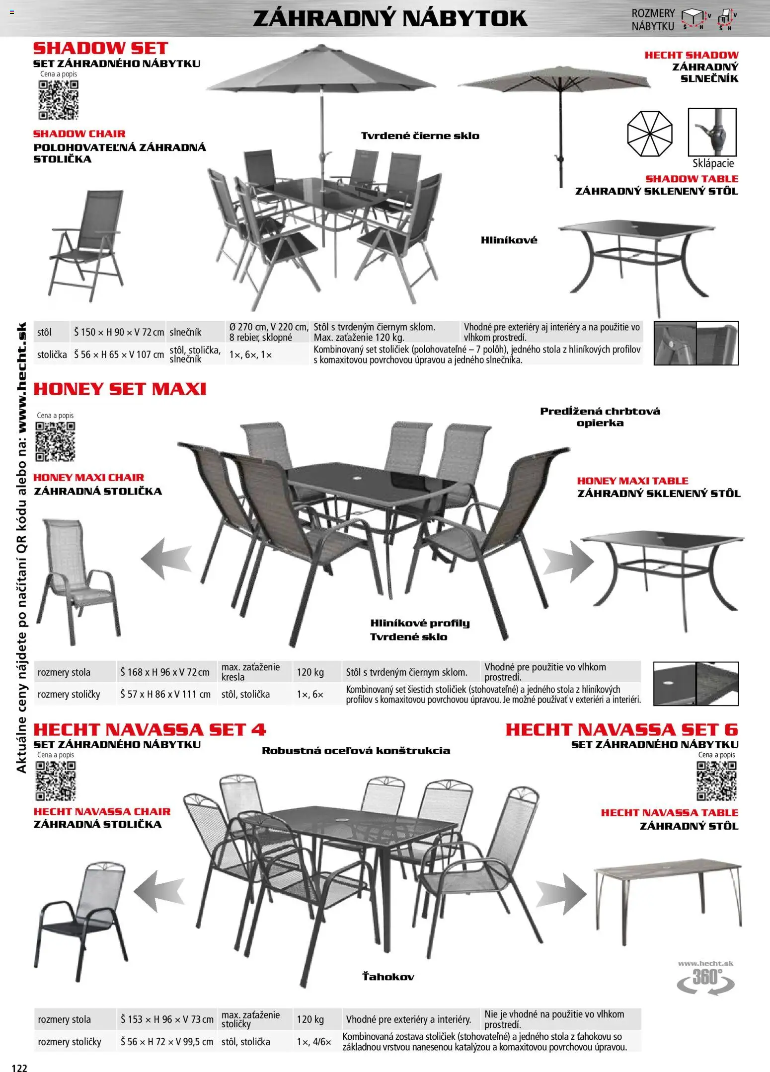 Nové Hecht akcie – leták je platný od 30.10.2025 | Strana: 122 | Produkty: Nábytok, Kreslá, Stoličky, Stôl