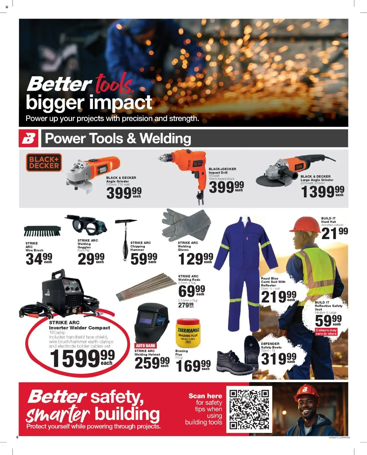 Build It Specials │ valid from 21.08.2025 | Page: 6 | Products: Boots, Hat, Gloves, Drill