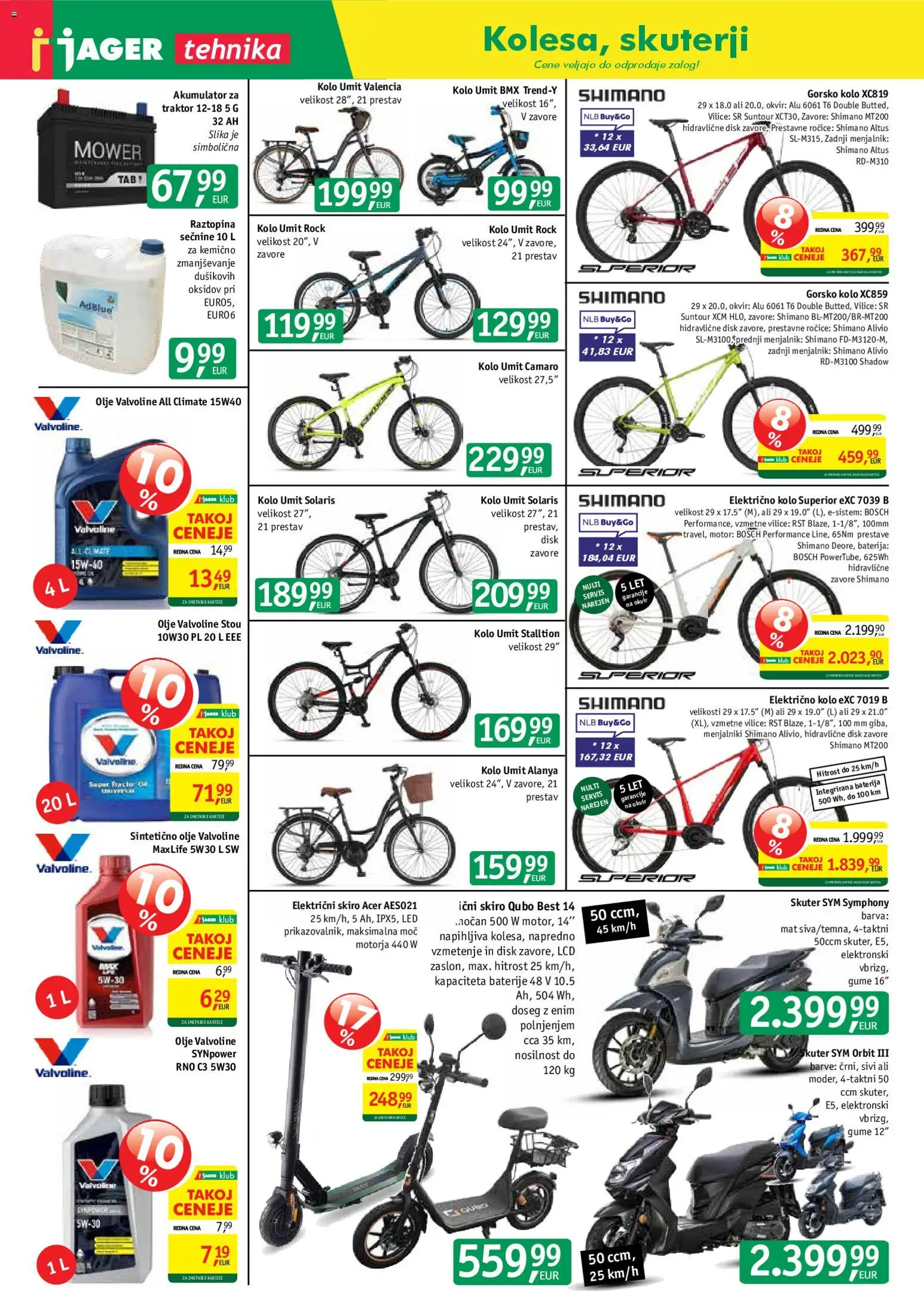 Novi Jager katalog ponudbe – veljaven od 25.03.2026 | Stran: 14 | Izdelki: Baterija, Okvir, Baterije, Akumulator