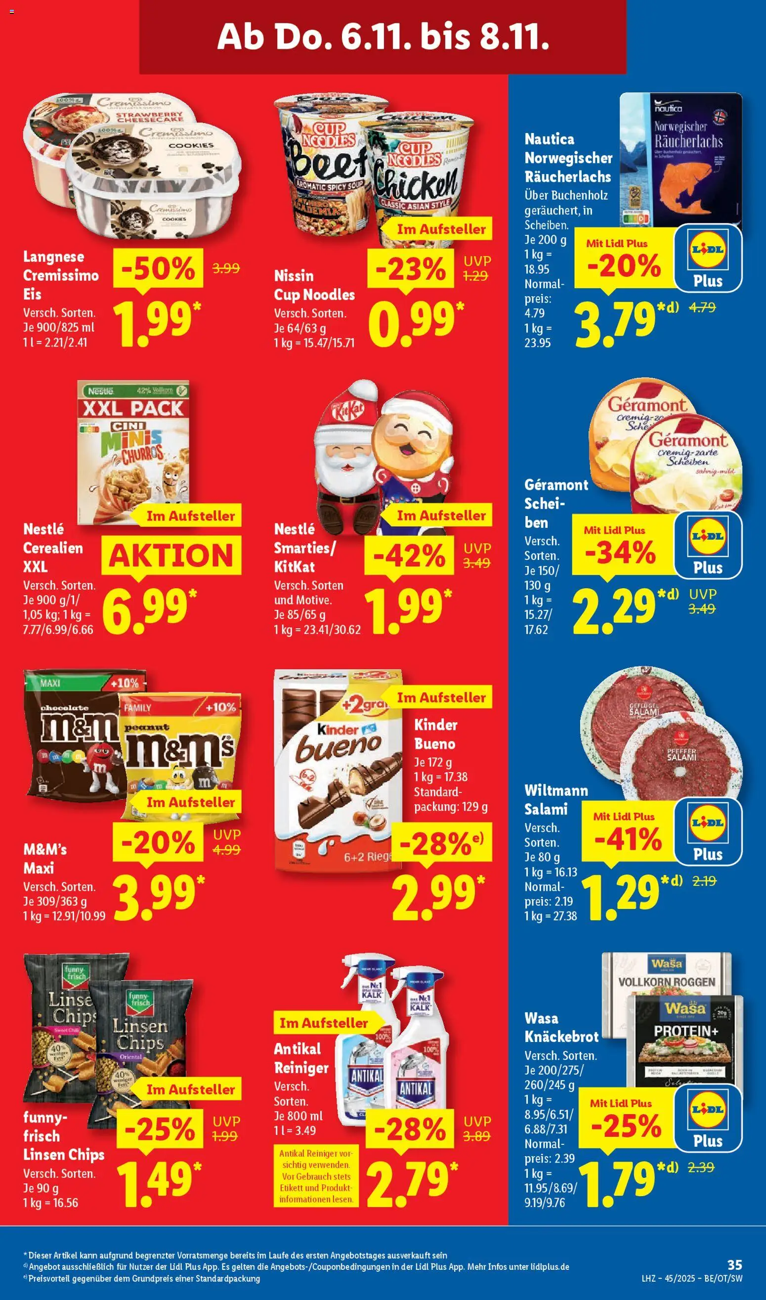 Lidl Prospekt Nagold – gültig ab 03.11.2025 | Seite: 59 | Produkte: Geramont, Cremissimo, Chili, Chips