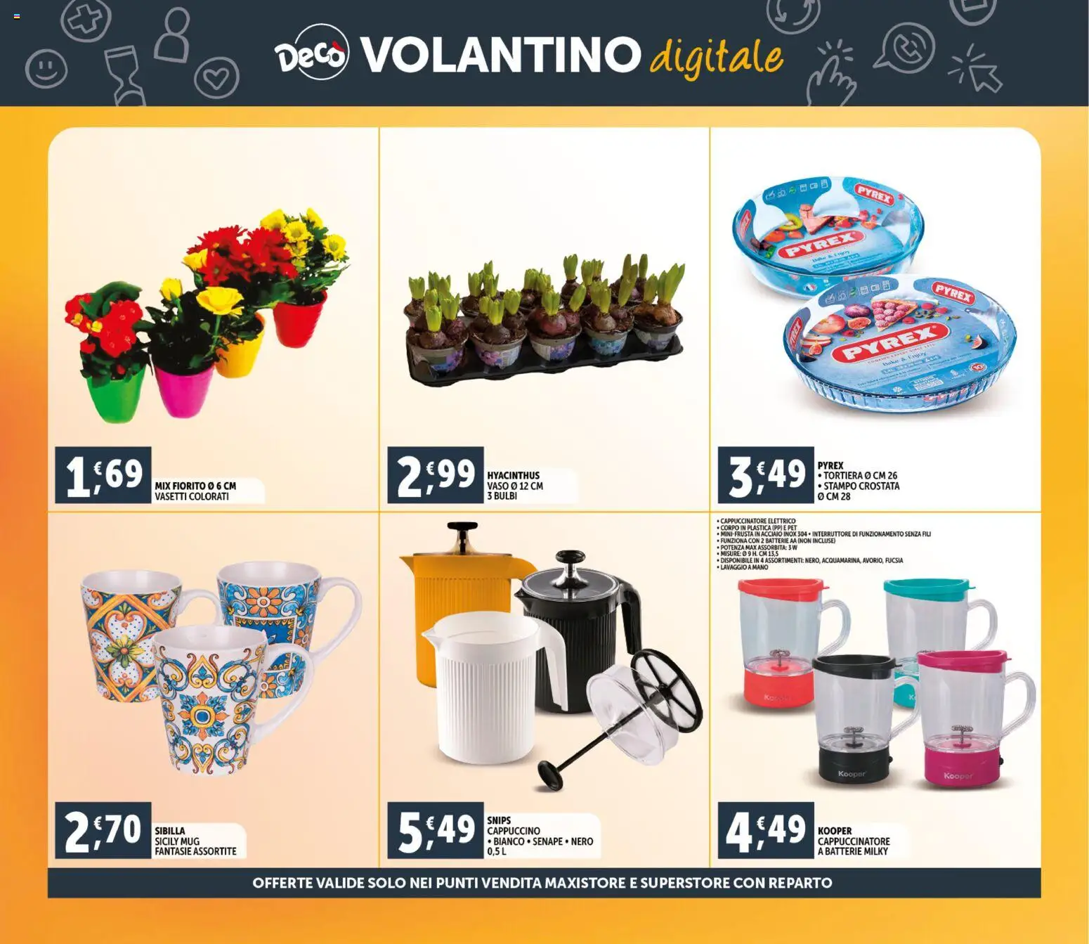 Volantino Decò del 20.01.2026 | Pagina: 29 | Prodotti: Tortiera, Batterie, Vaso