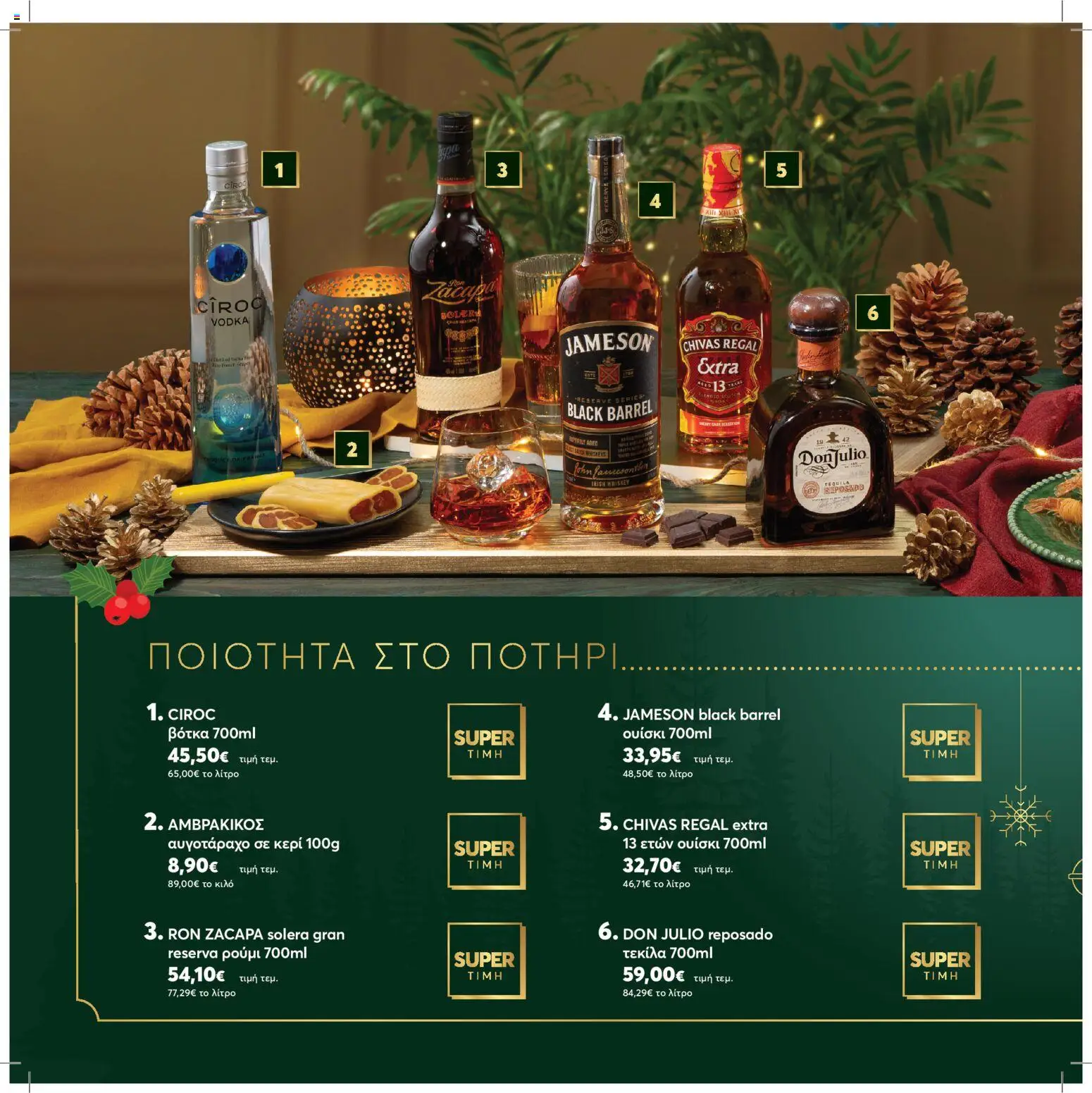  | Σελίδα: 2 | Προϊόντα: Βότκα, Τεκίλα, Ουίσκι, Ρούμι