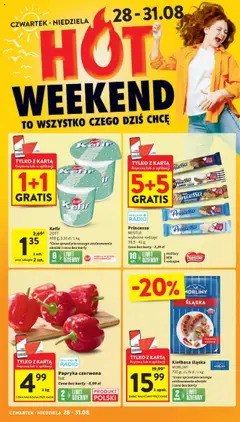 Intermarche Gazetka od 28.08.2025 | Strona: 4 | Produkty: Kiełbasa, Karta, Papryka, Kiełbasa śląska