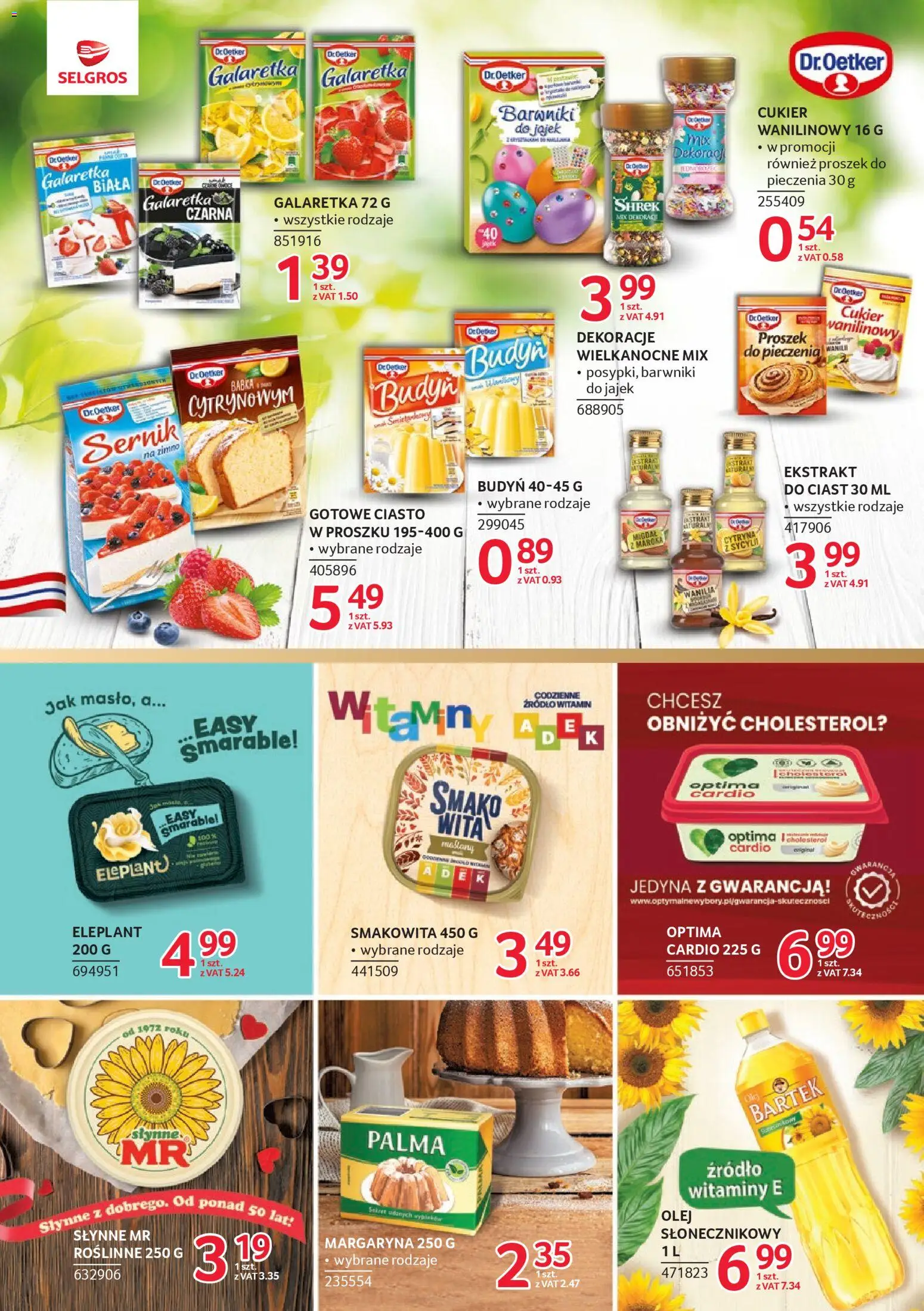 Selgros cash&carry gazetka - Markowe produkty od 19.03.2026 | Strona: 14 | Produkty: Galaretka, Ciasto, Babka, Cukier