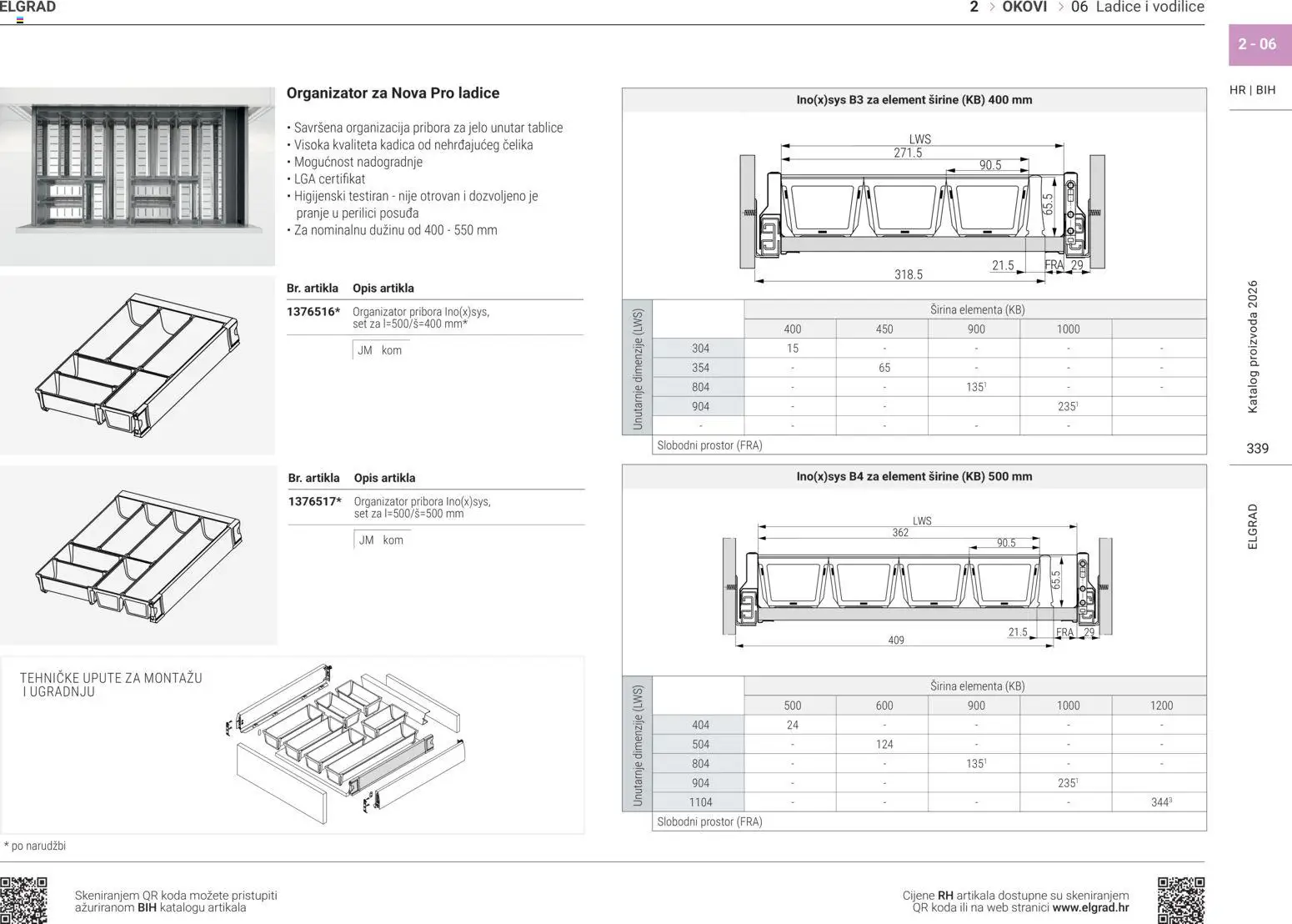 Elgrad katalog | vrijedi od 14.04.2026 | Stranica: 52 | Proizvodi: Ladice