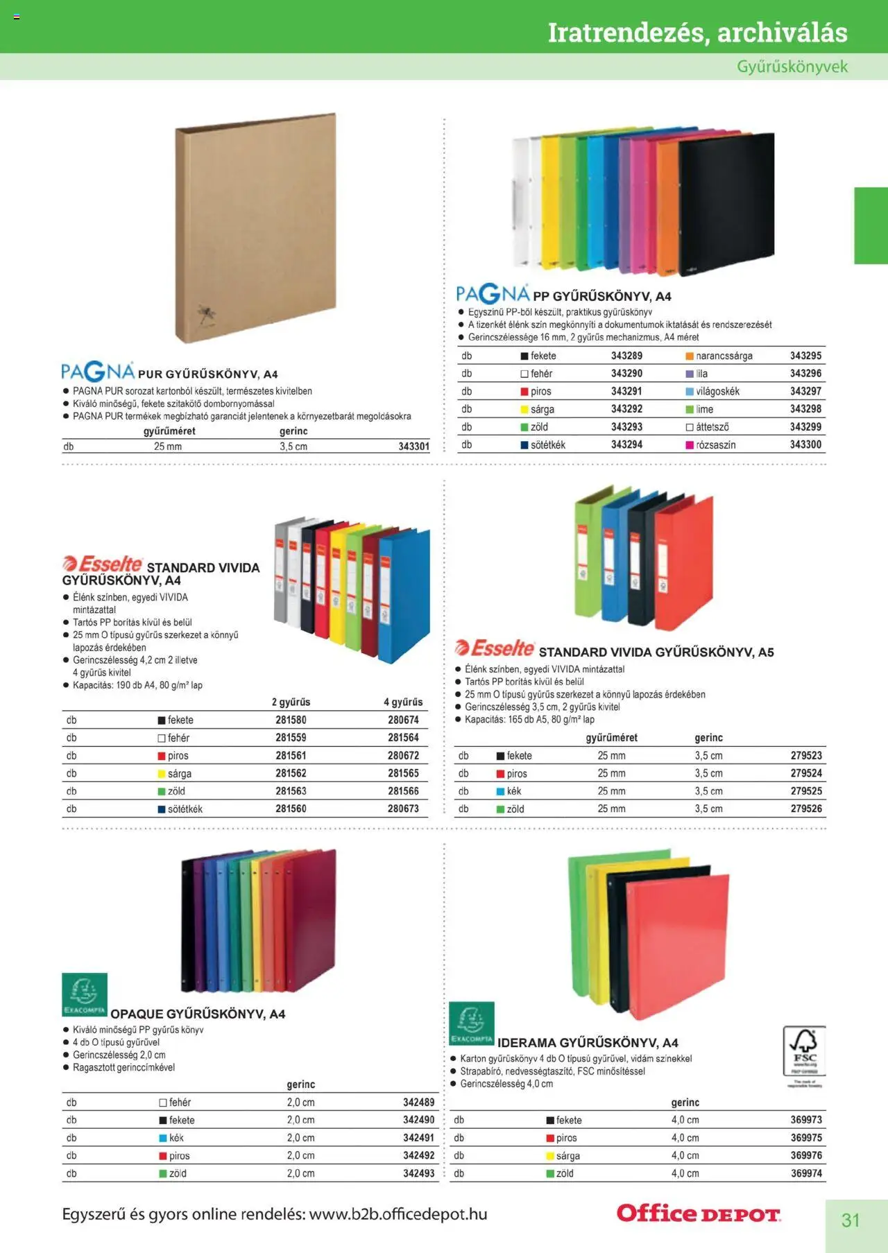 Office Depot akciós ujság - amely érvényes a következő dátumtól: 10.04.2025 | Oldal: 31 | Termékek: Lime