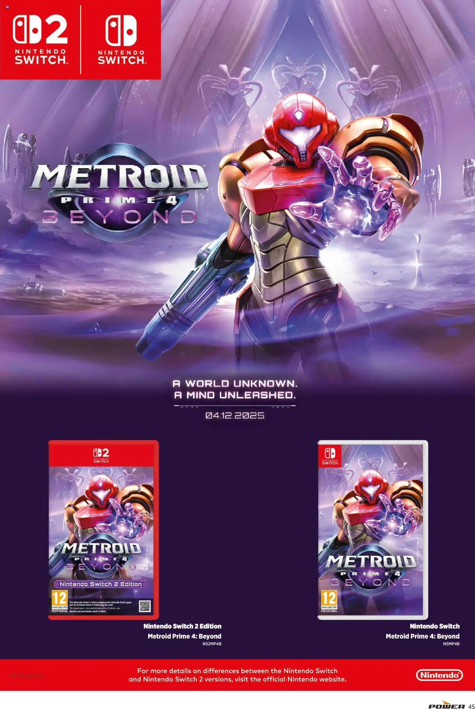 Power tilbudsavis – gyldig fra 02.12.2025 | Side: 45 | Produkter: Is, Nintendo Switch