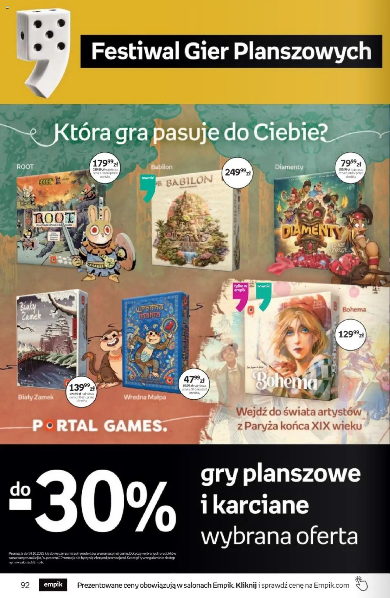 Empik promocje od 24.09.2025 | Strona: 92 | Produkty: Gra, Gry