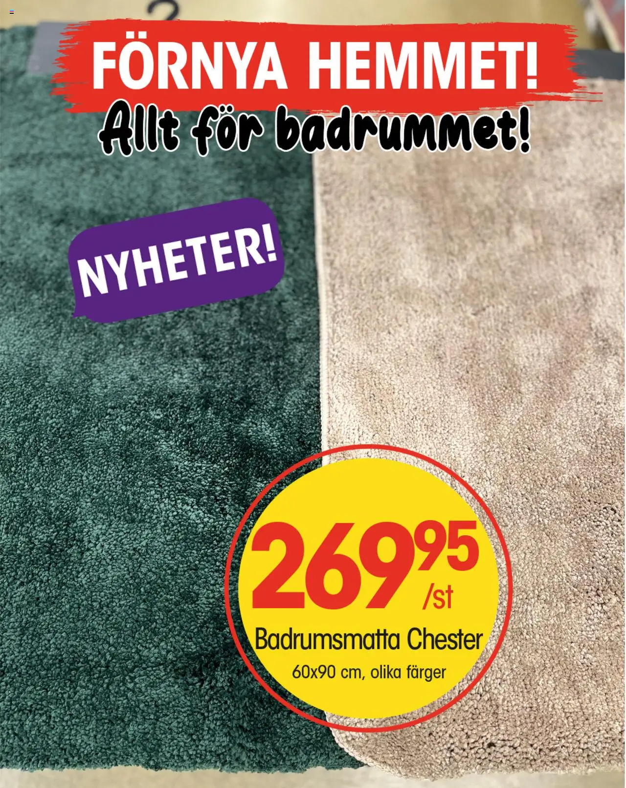 EKO reklamblad aktuell från 25.08.2025 | Sida: 4 | Produkter: Badrumsmatta