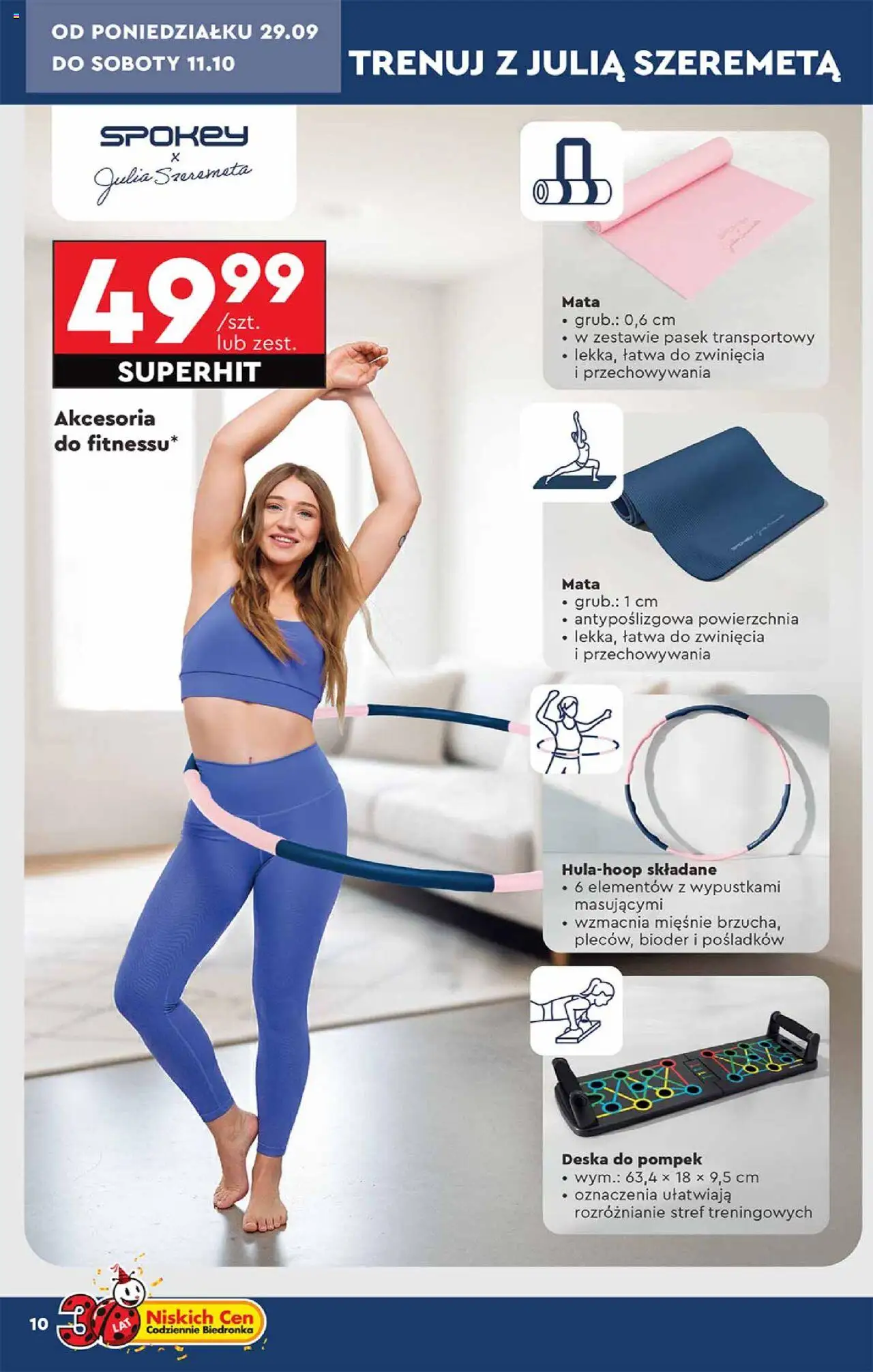 Biedronka gazetka - Hity i inspiracje od 29.09.2025 | Strona: 10 | Produkty: Pasek