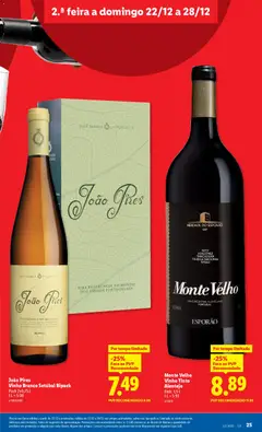 Pré-visualização Monte Velho Vinho Tinto Alentejo, Emb. 1,5 L válido de 22.12.2025 | Página: 25