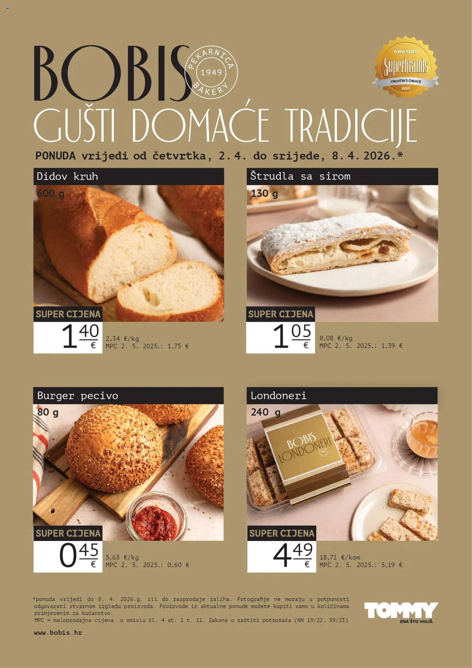 Tommy katalog | vrijedi od 02.04.2026 | Stranica: 1