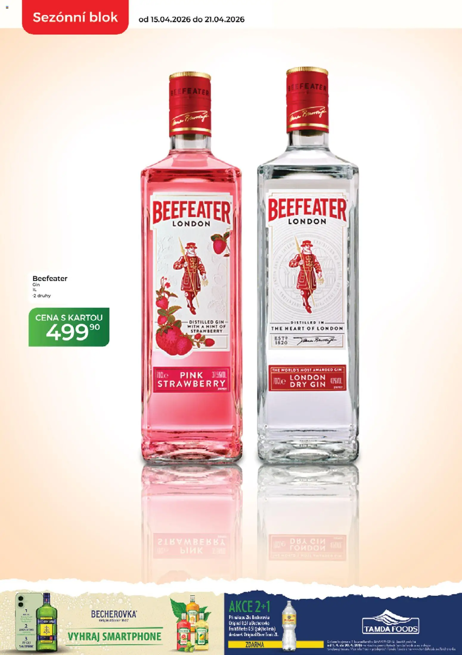Tamda Foods leták od 15.04.2026 | Strana: 4 | Produkty: Mošt, Smartphone, London dry gin, Beefeater