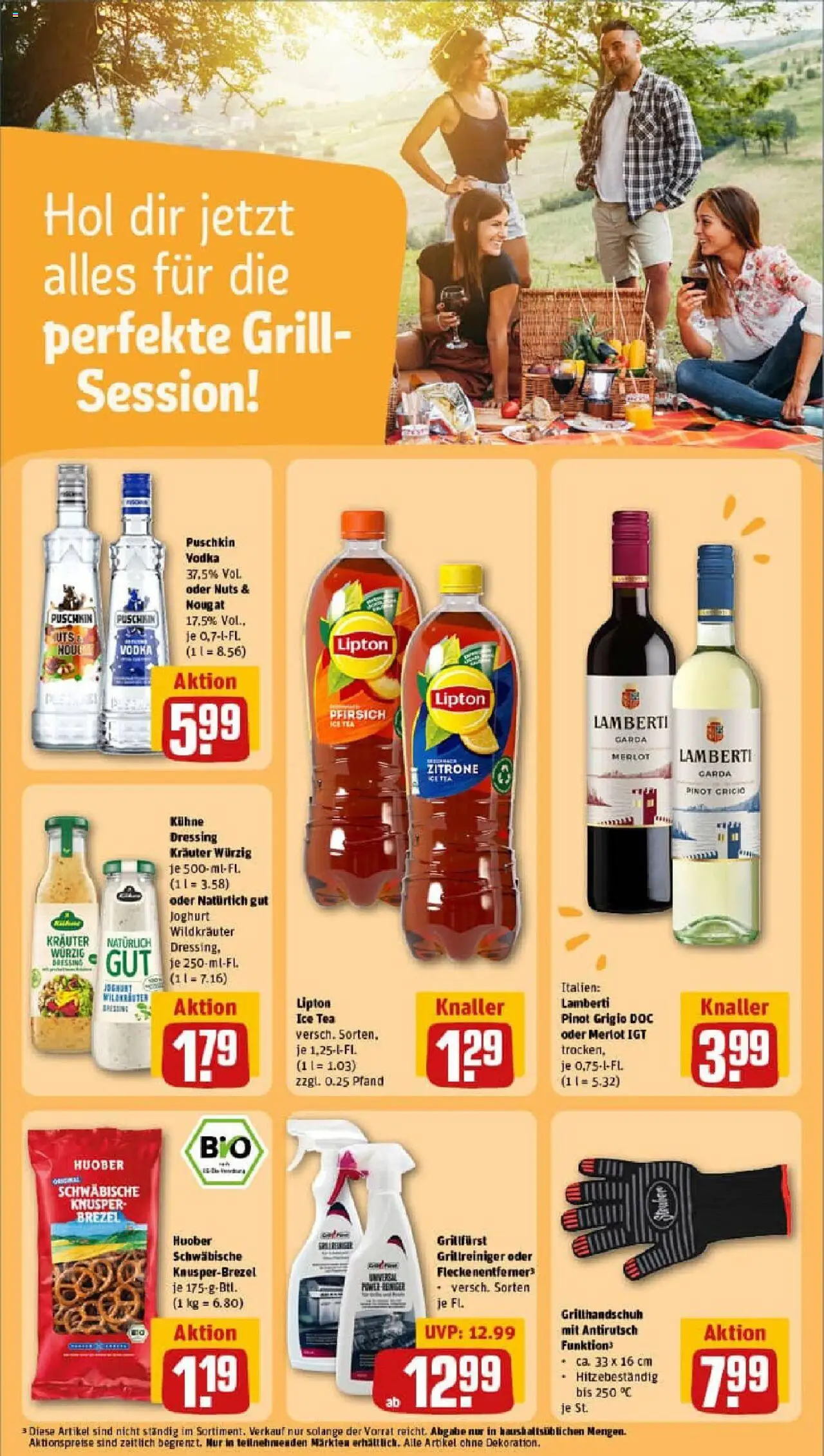 Rewe prospekt Krefeld	 - gültig ab dem 22.06.2025 | Seite: 17 | Produkte: Grill, Joghurt, Zitrone, Pfirsich