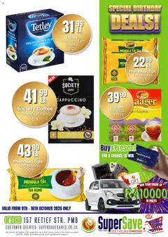 Super Save specials catalogue – valid from 09.10.2025 | Page: 27 | Products: Coffee, Tea, Foam