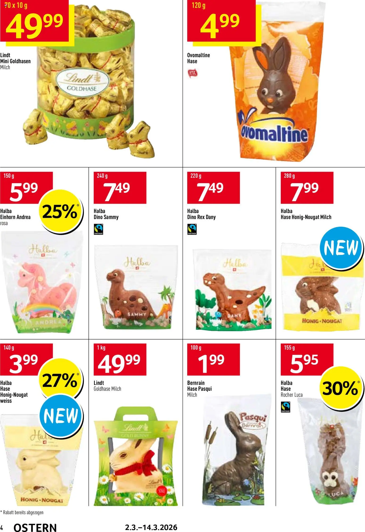 Prodega Aktionen Ostern – gültig ab 02.03.2026 | Seite: 4 | Produkte: Milch