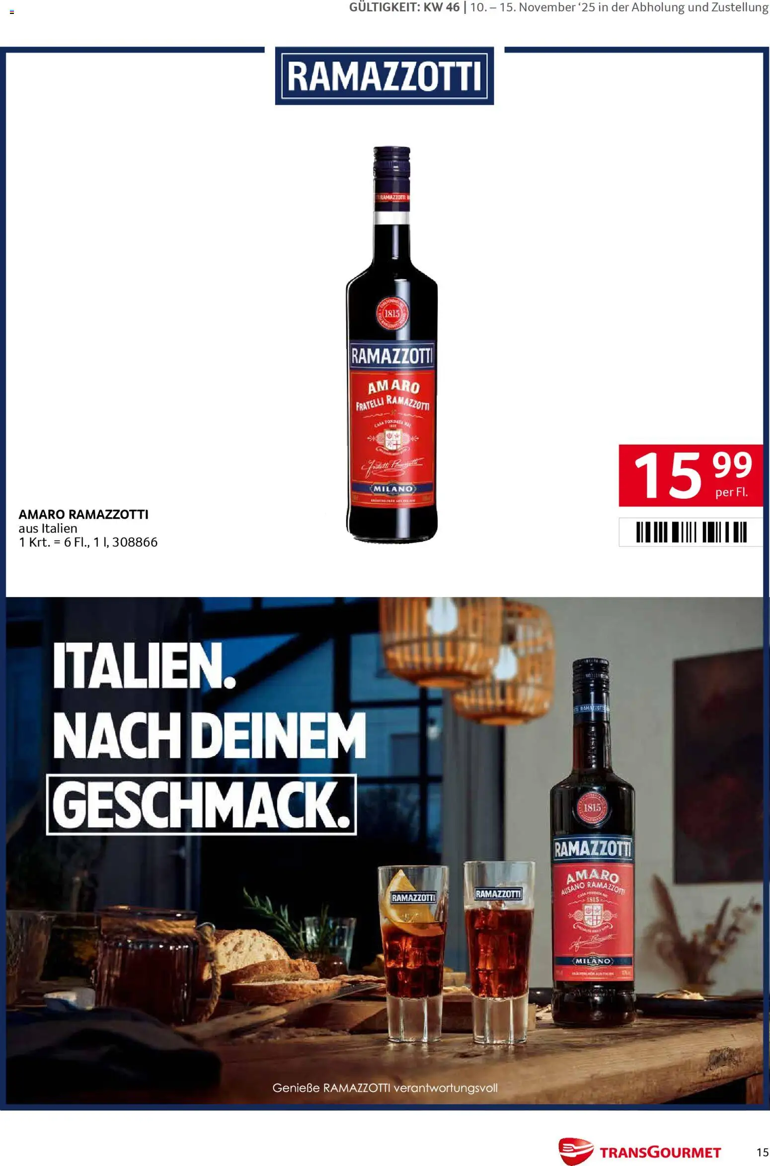 Transgourmet  Markenfestwoche gültig ab 10.11.2025 | Seite: 15