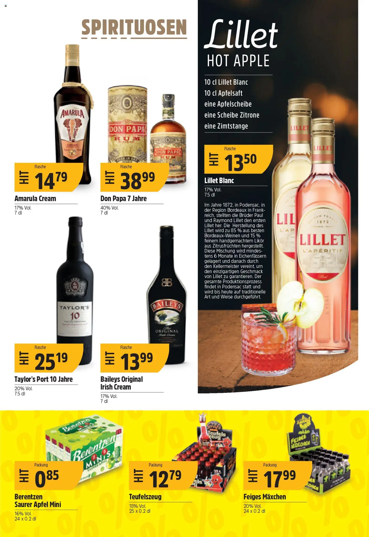 TopCC Aktionen – gültig ab 26.01.2026 | Seite: 19 | Produkte: Likör, Apfelsaft, Zitrone, Scheibe