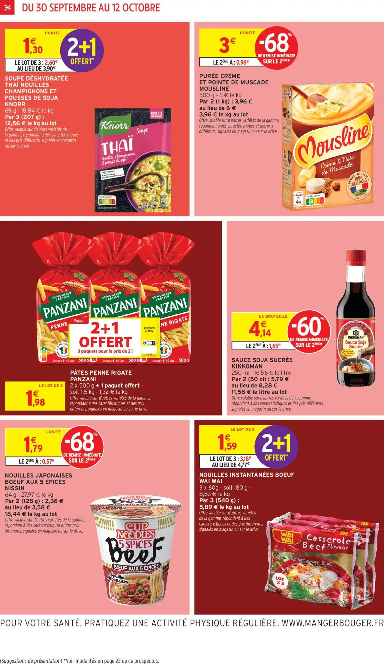  | Page: 34 | Produits: Soupe, Casserole, Pâtes, Noix
