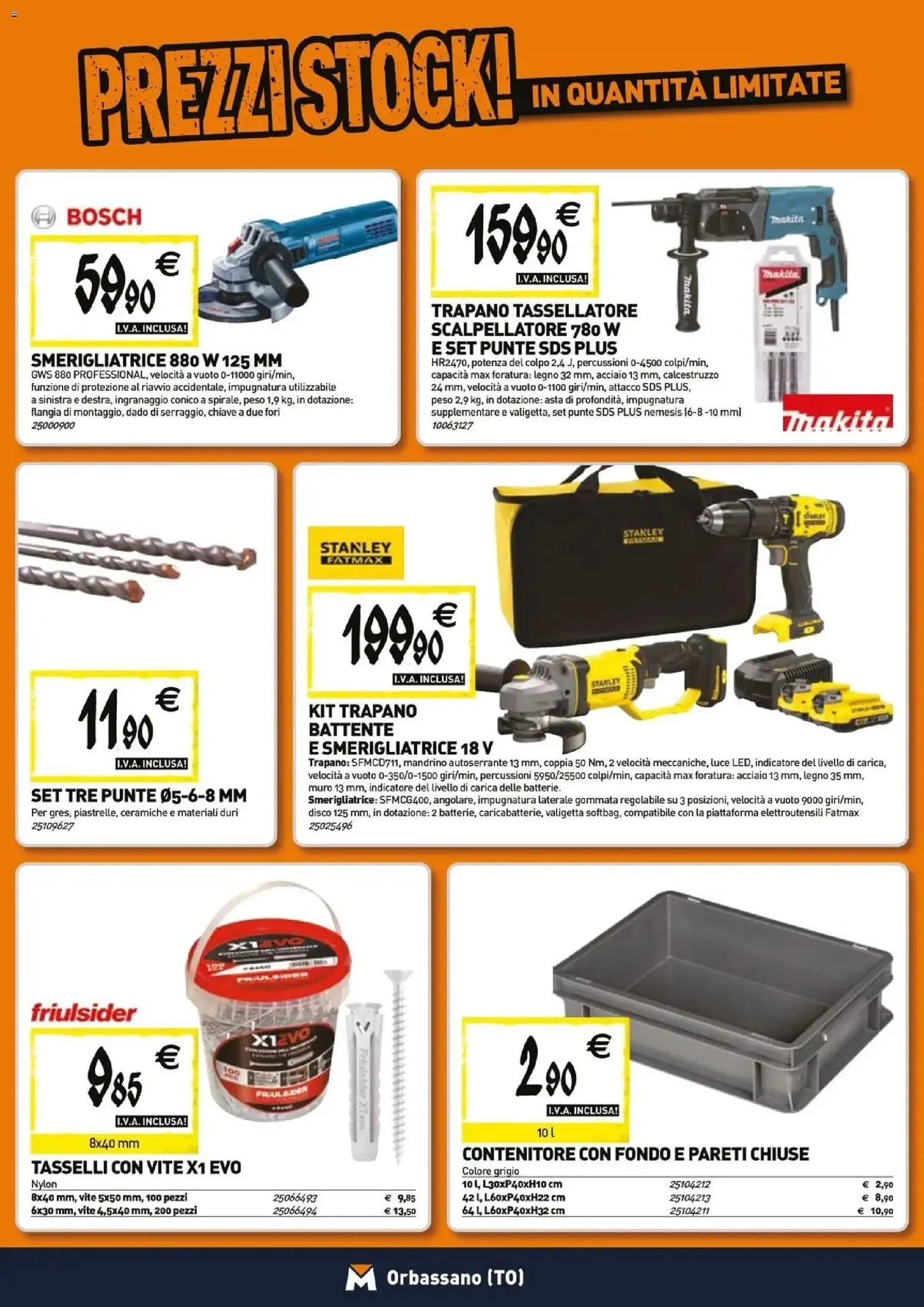 Volantino TECNOMAT del 26.03.2026 | Pagina: 21 | Prodotti: Trapano, Disco, Smerigliatrice, Valigetta