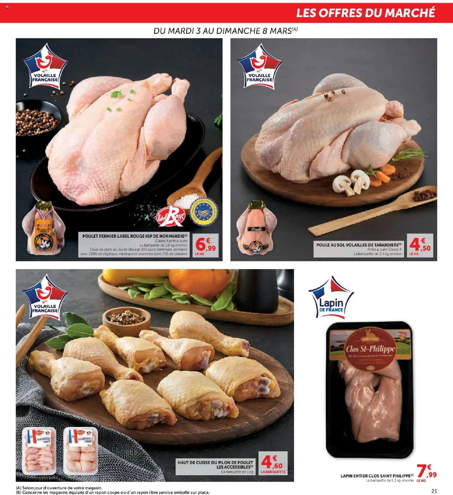 {H1} | Page: 21 | Produits: Lapin, Volaille, Céréales