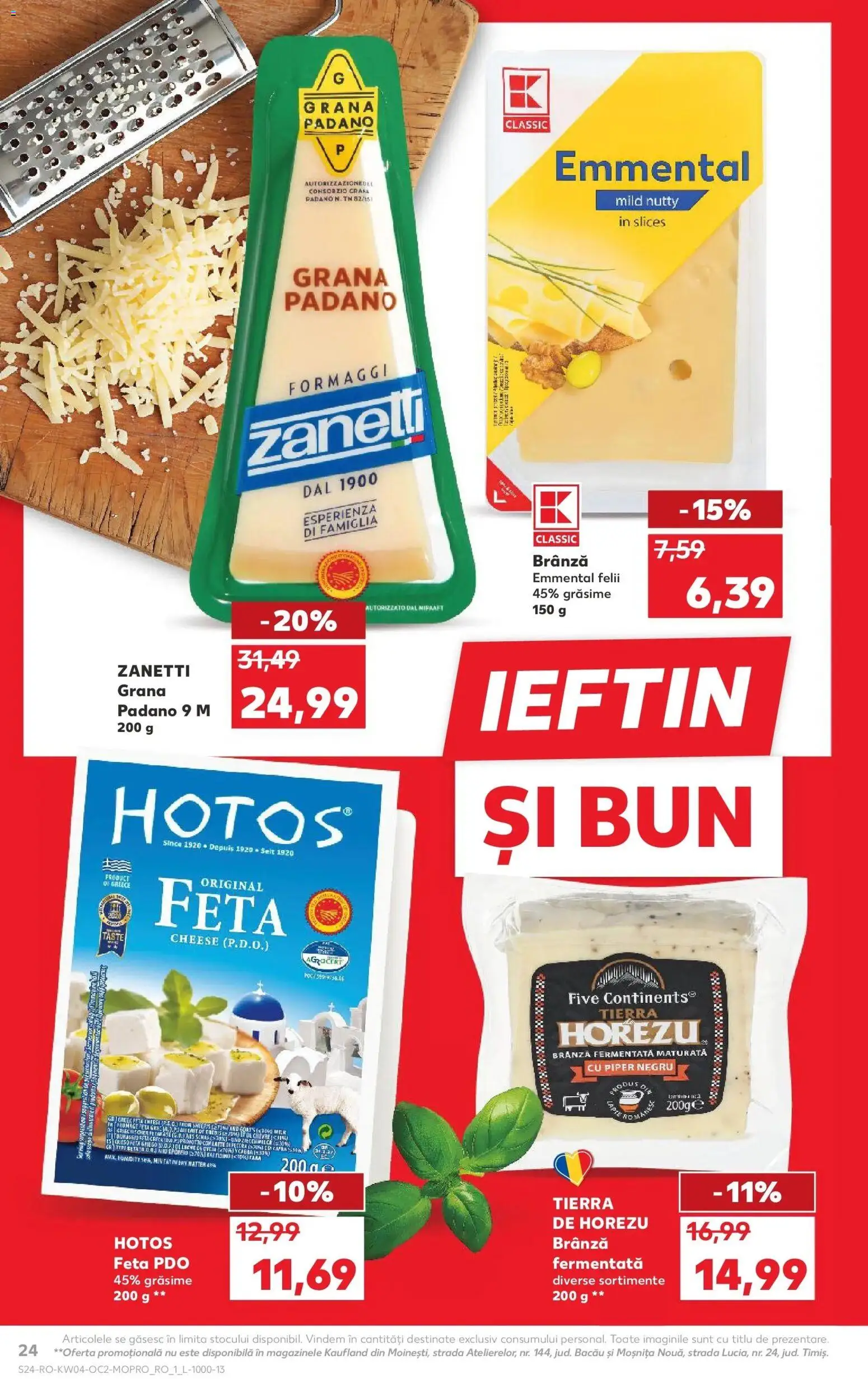 Noul catalog Kaufland – valabil de la 21.01.2026 | Pagină: 24 | Produse: Brânză, Piper