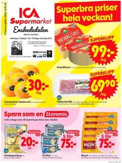 ICA Supermarket - Enskededalen - Förhandsvisning av reklamblad från butik ICA Supermarket aktuell från 25.08.2025