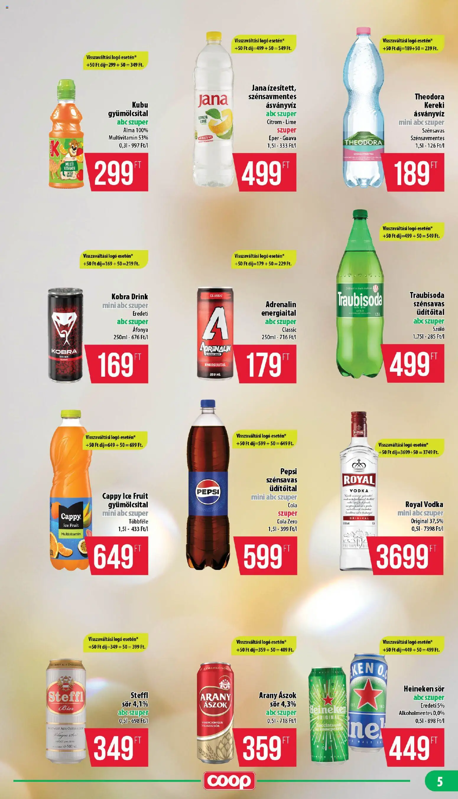 COOP akciós ujság - amely érvényes a következő dátumtól: 12.02.2026 | Oldal: 5