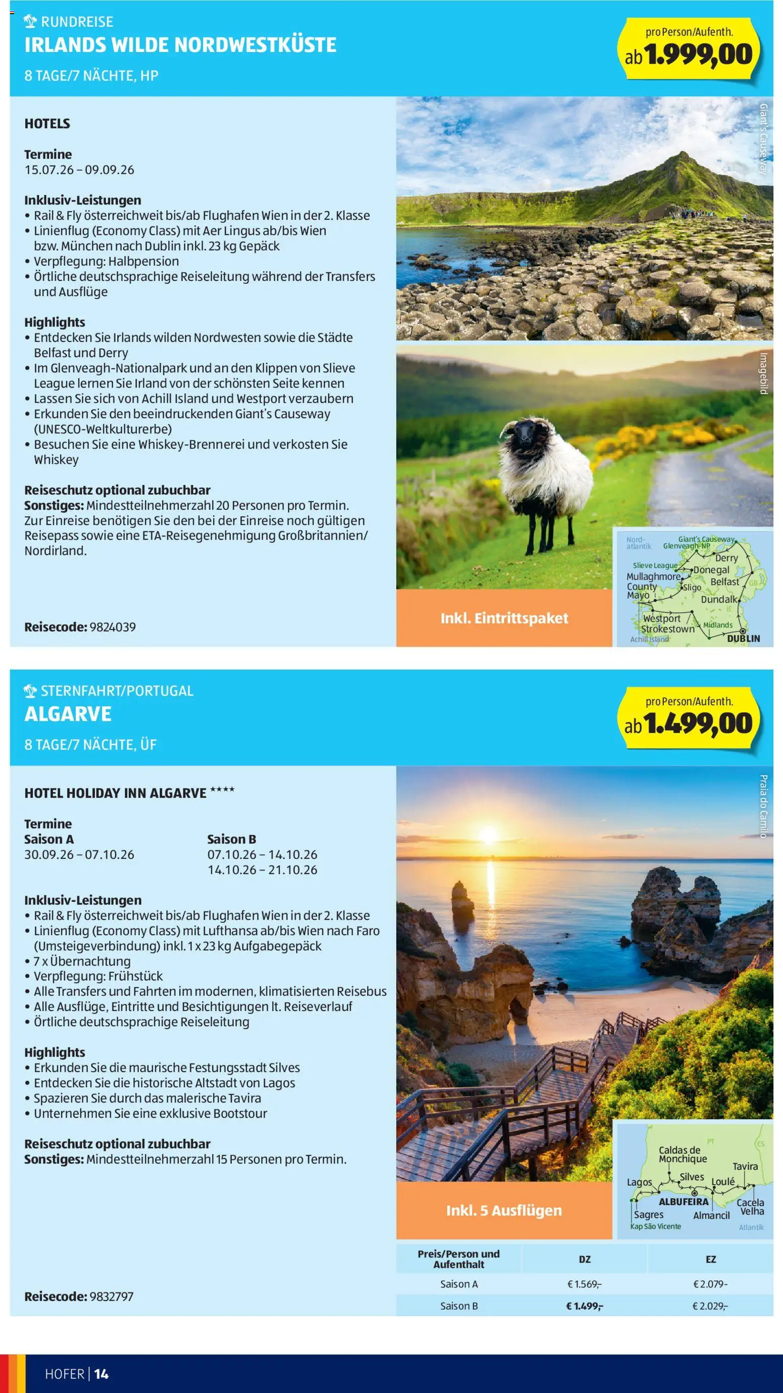 Hofer - Hofer Reisen Katalog gültig ab 29.04.2026 | Seite: 14 | Produkte: Whiskey