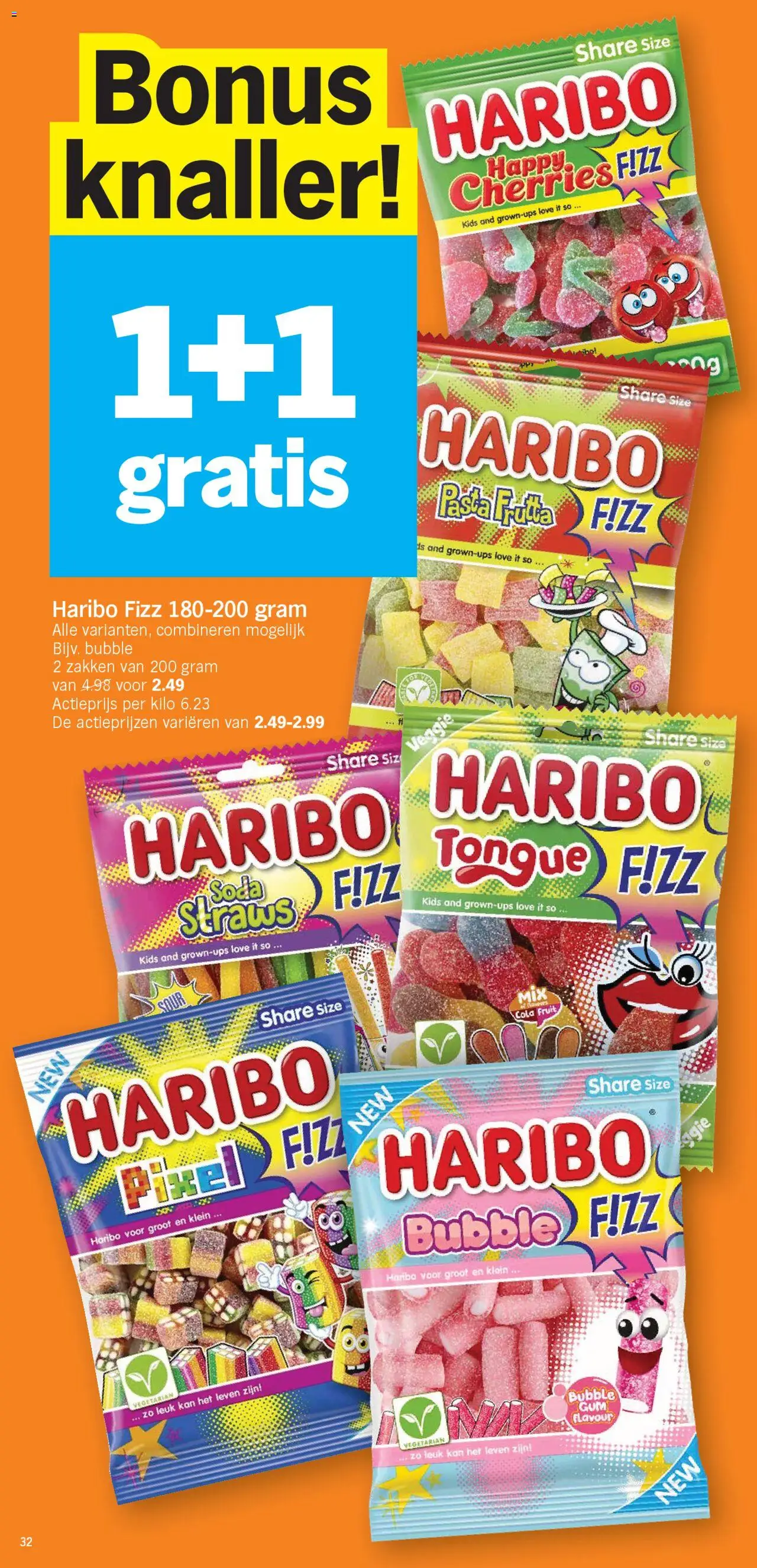 {H1} | Pagina: 32 | Producten: Pasta, Fruit, Gum, Kan