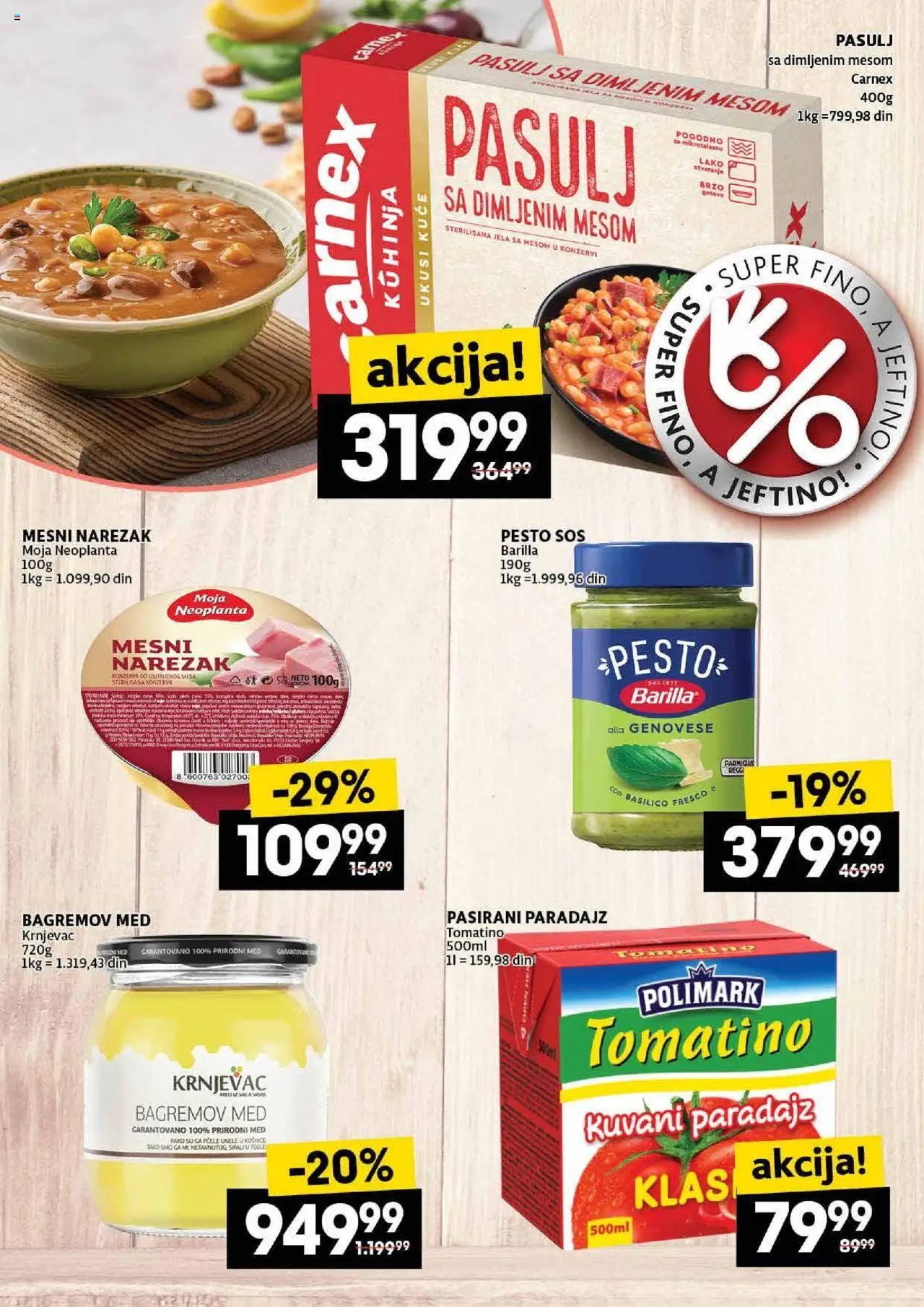 Roda katalog - važi od 07.08.2025 | Strana: 30 | Proizvode: Pasirani paradajz, Sos, Paradajz, Mesni narezak