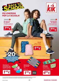 Anteprima del volantino Volantino KiK	 valido a partire dal 17.08.2025