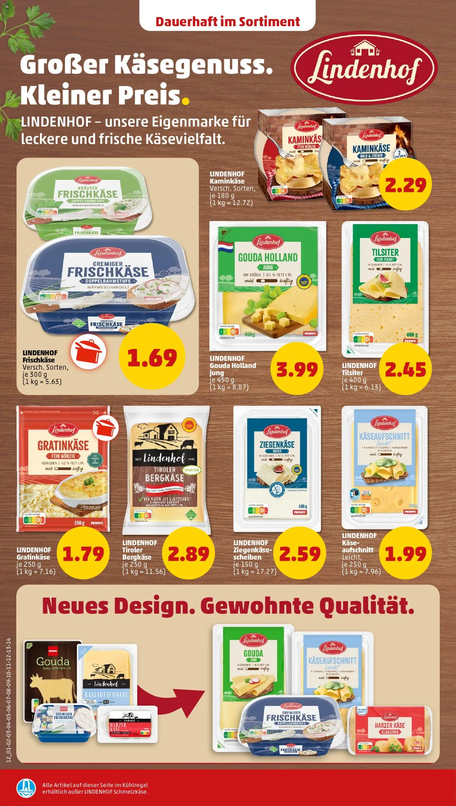 Penny Prospekt 	 – gültig ab 12.01.2026 | Seite: 14 | Produkte: Käse, Gouda, Ziegenkäse, Frischkase