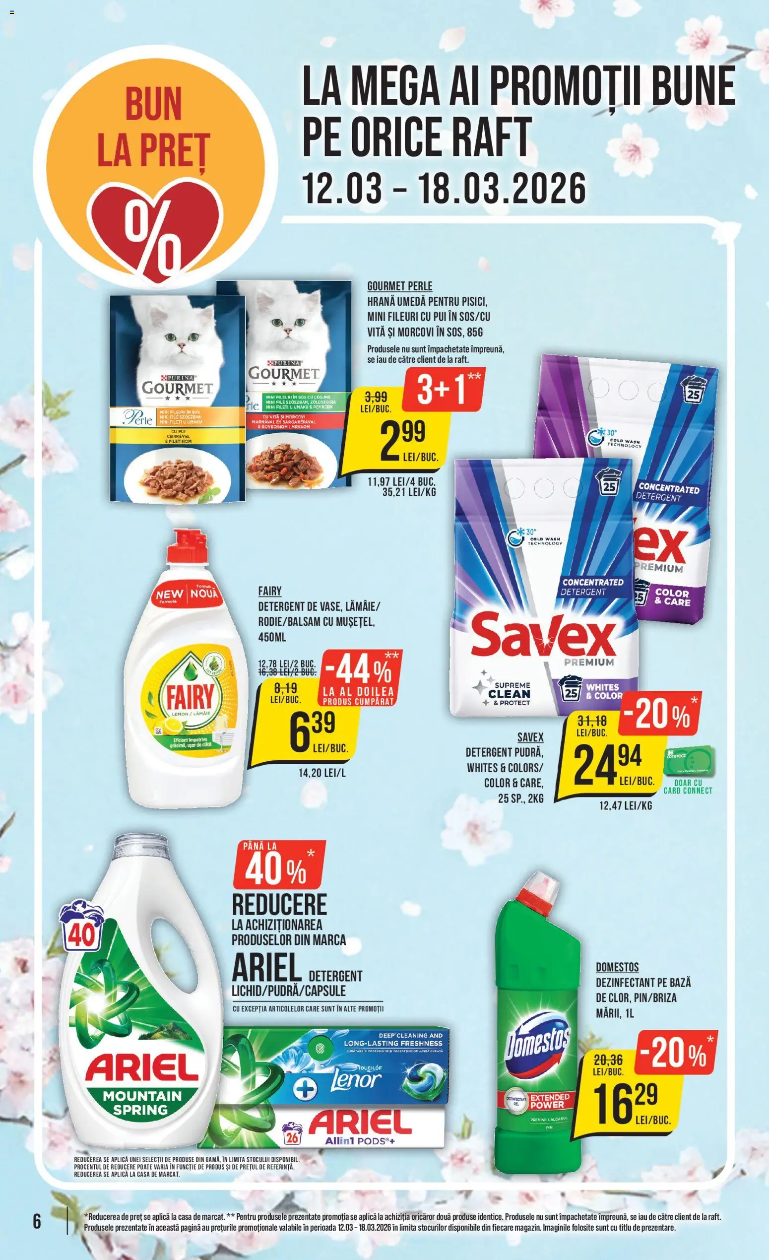 Noul catalog Mega Image – valabil de la 12.03.2026 | Pagină: 6 | Produse: Akrilik boya, Detergent, Legume, Lămâie