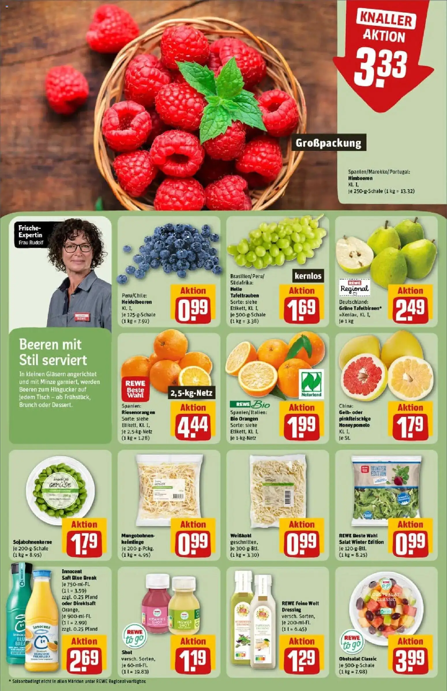 Rewe prospekt Lutherstadt Eisleben	 – gültig ab 26.01.2026 | Seite: 6 | Produkte: Tisch, Dressing, Orangen, Saft