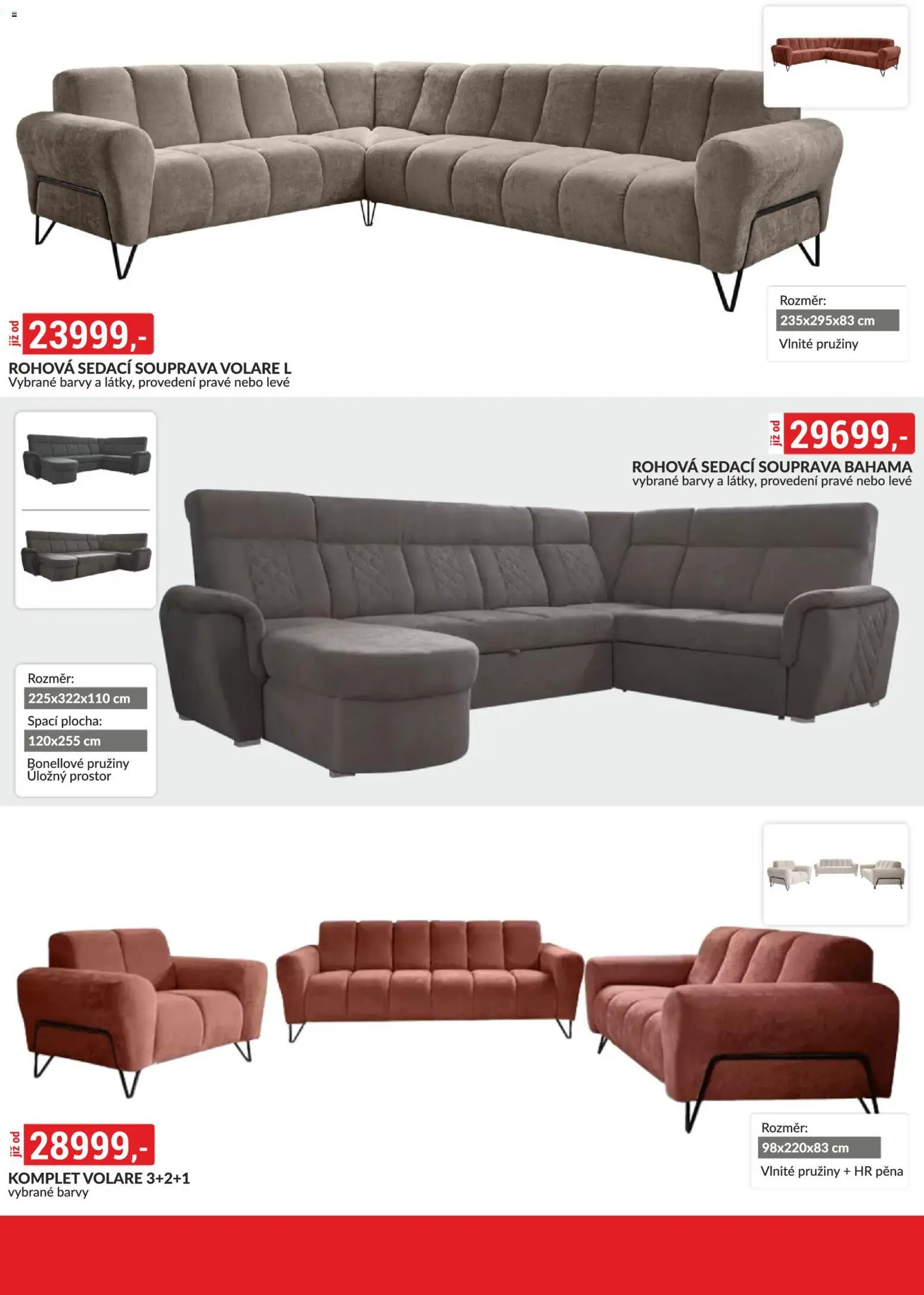 BAUMAX leták - Objevte svět nábytku od 01.04.2026 | Strana: 16 | Produkty: Sedací souprava, Barvy