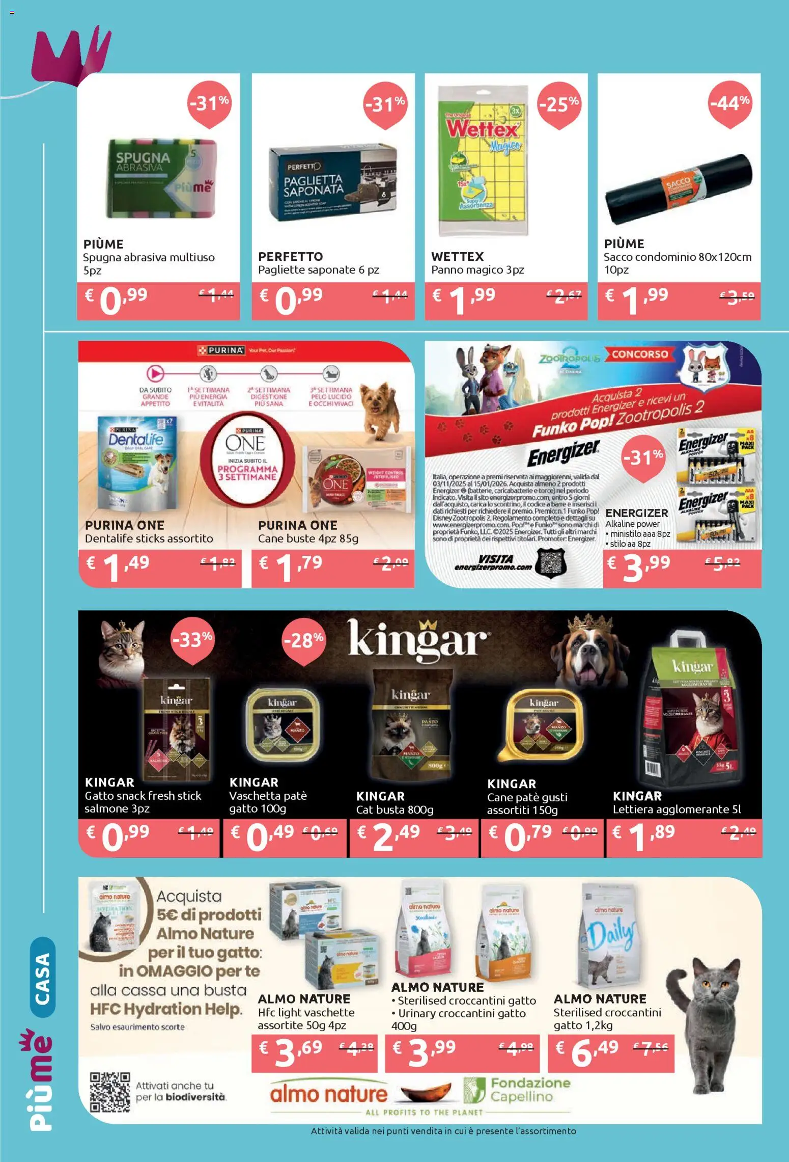 Volantino IperSoap del 01.12.2025 | Pagina: 8 | Prodotti: Spugna, Salmone, Tè, Vaschette