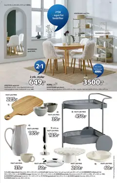 Forhåndsvisning av JYSK kundeavis gyldig fra 09.03.2026 | Side: 13 | Produkter: Spisebord, Trillebord, Суміш дитяча, Bord