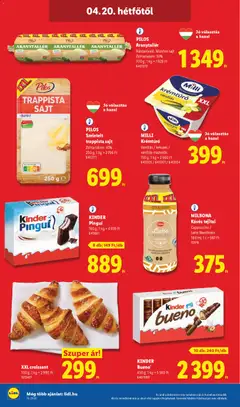Lidl akciós újság - amely érvényes a következő dátumtól: 16.04.2026 | Oldal: 52