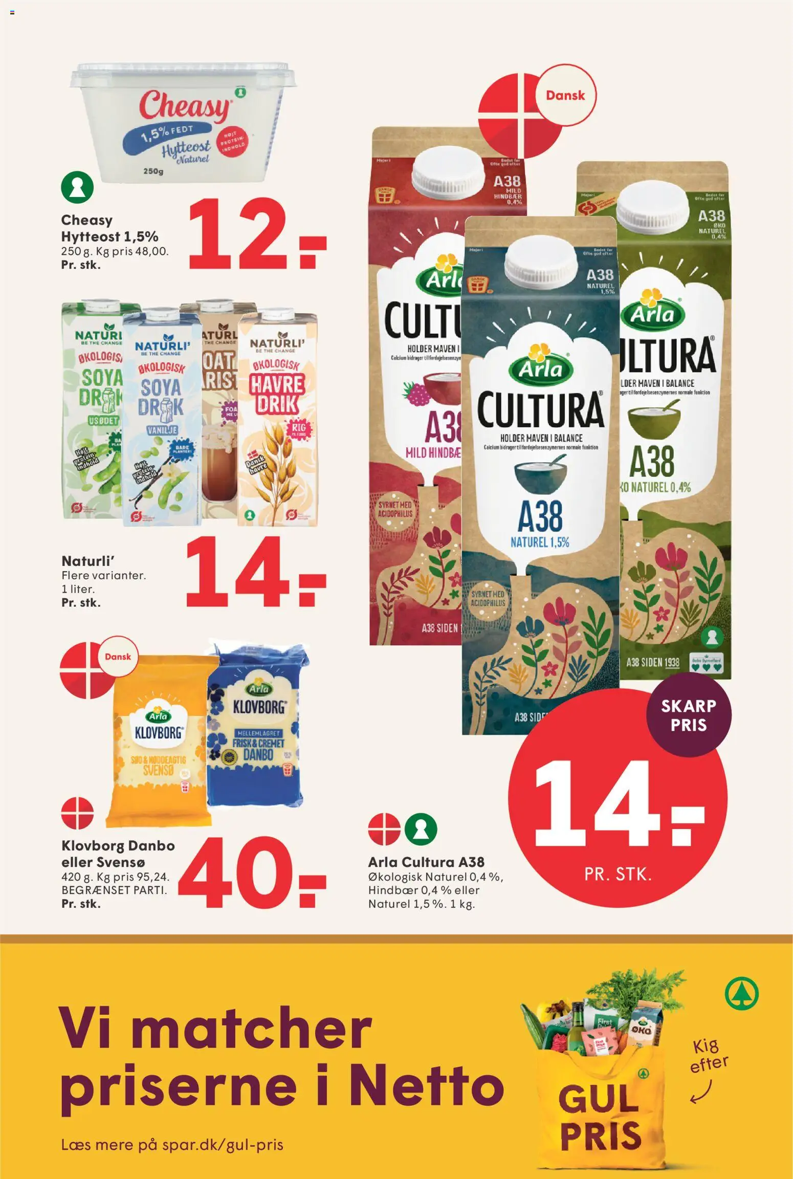Spar tilbudsavis – gyldig fra 01.05.2026 | Side: 8 | Produkter: Hytteost, Hindbær, Vanilje