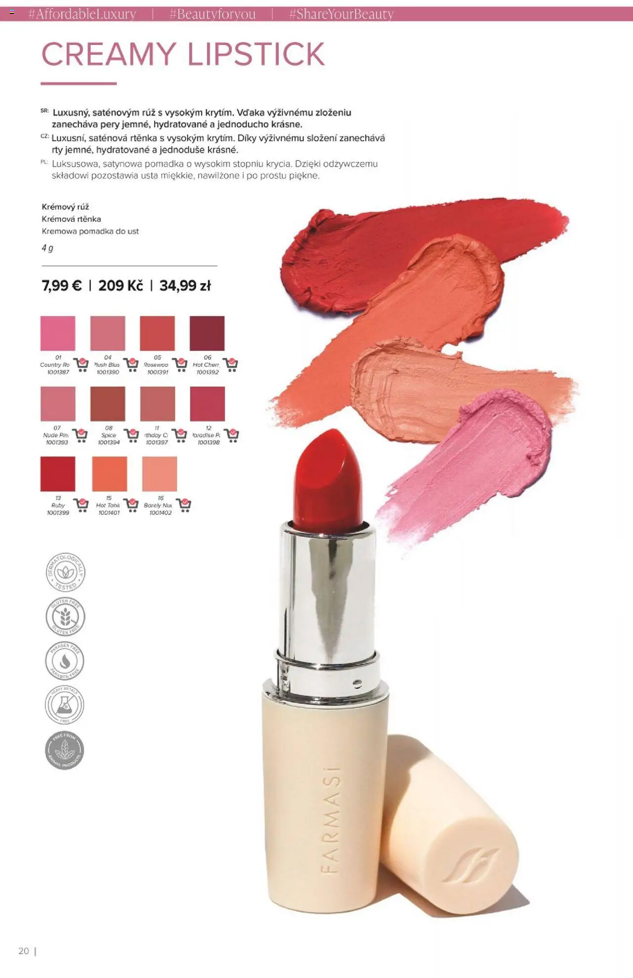 Nové Farmasi akcie – leták je platný od 24.09.2025 | Strana: 20